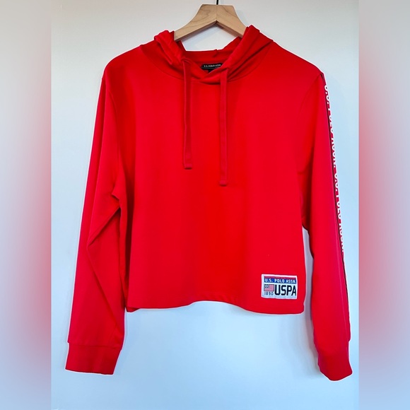 U.S. Polo Assn. Tops - U.S. Polo Assn. Cropped Hoodie